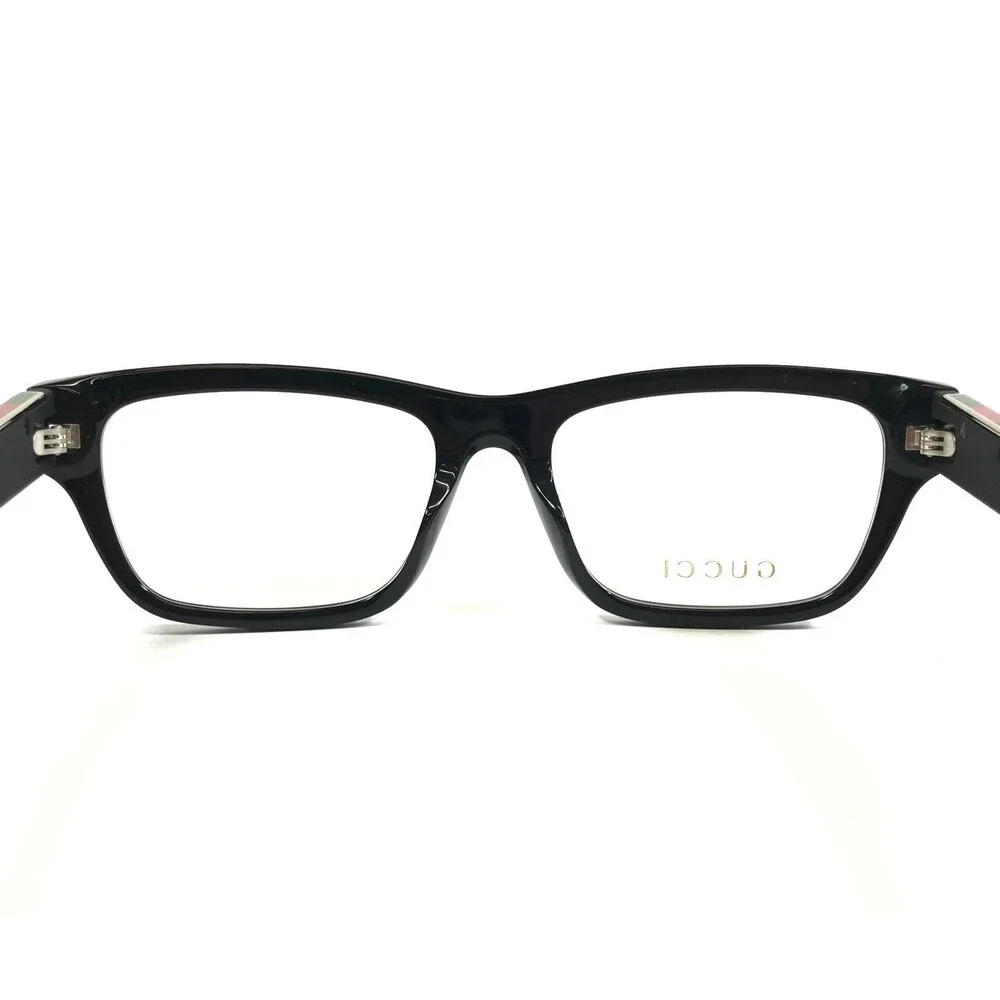 Gucci Eyeglasses Frames GG2091O 005 Shiny Black Rectangle Full Rim 55-18-150